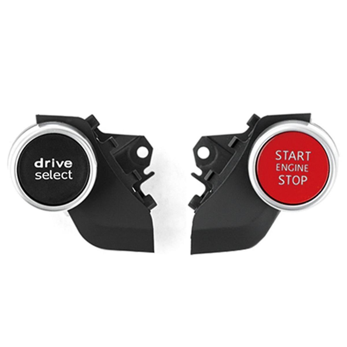 R8 Engine Start Stop Drive Select Switch Button For Sport Steering Wheel Black Paint Material Start