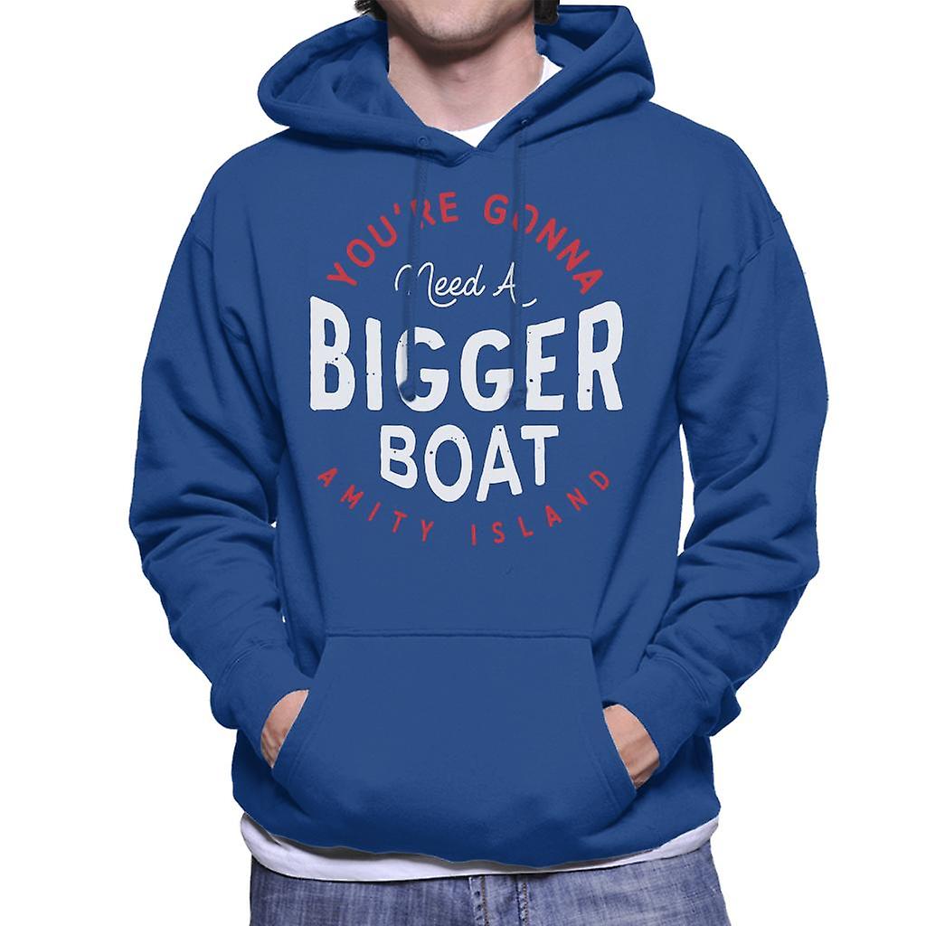 Jaws You Are Gonna Need A Bigger Boat Amity Island Men's Hooded Sweatshirt