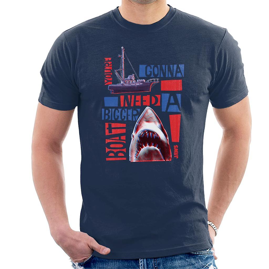 Jaws You Are Gonna Need A Bigger Boat Montage Men's T-Shirt