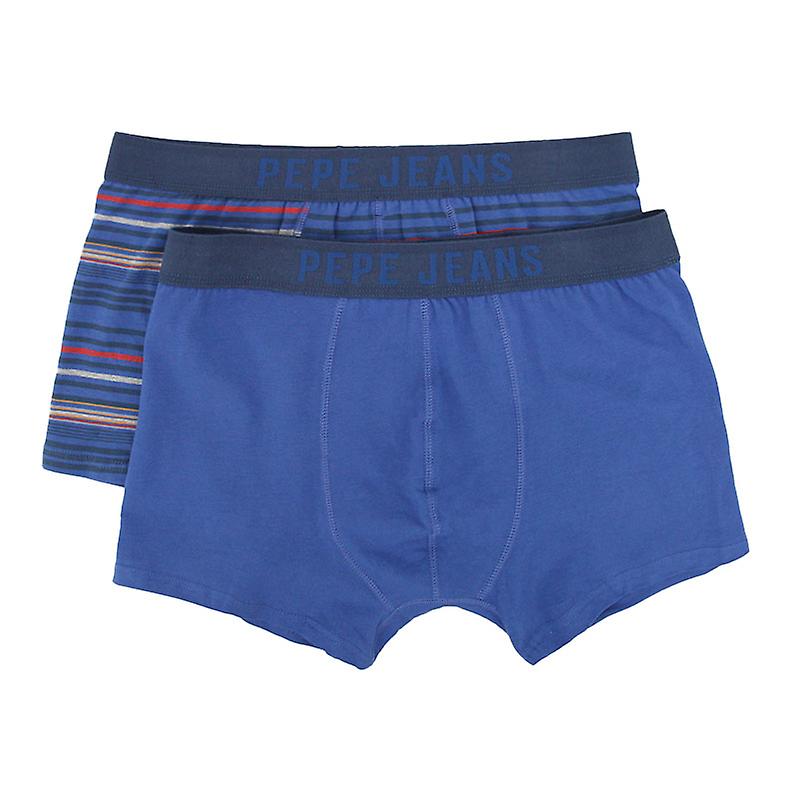 Pepe Jeans 10282 Mens Trunk Boxers Pack Shorts Cotton New