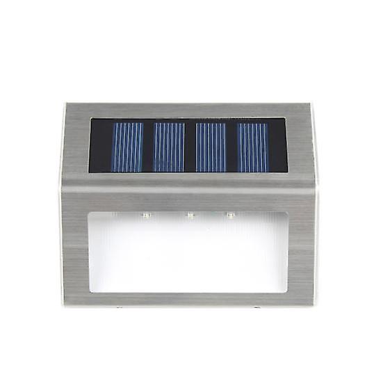 3 LED Solar Light Udendørs rustfrit stål trådløs sti Gulvhave Trin Lys