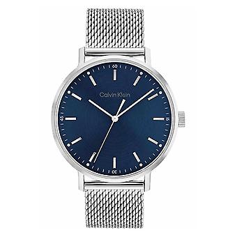 Ck fashion montre à quartz analogique pour hommes avec bracelet en acier inoxydable 25200045