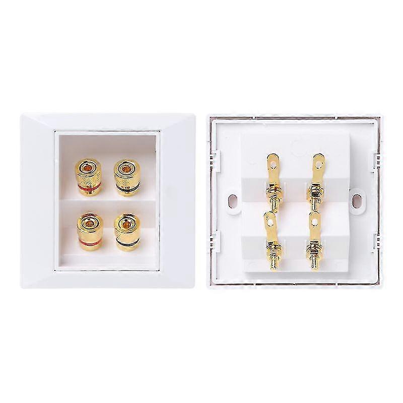 Wall Socket Audio Video Panel Speaker Junction Box Power Outlet