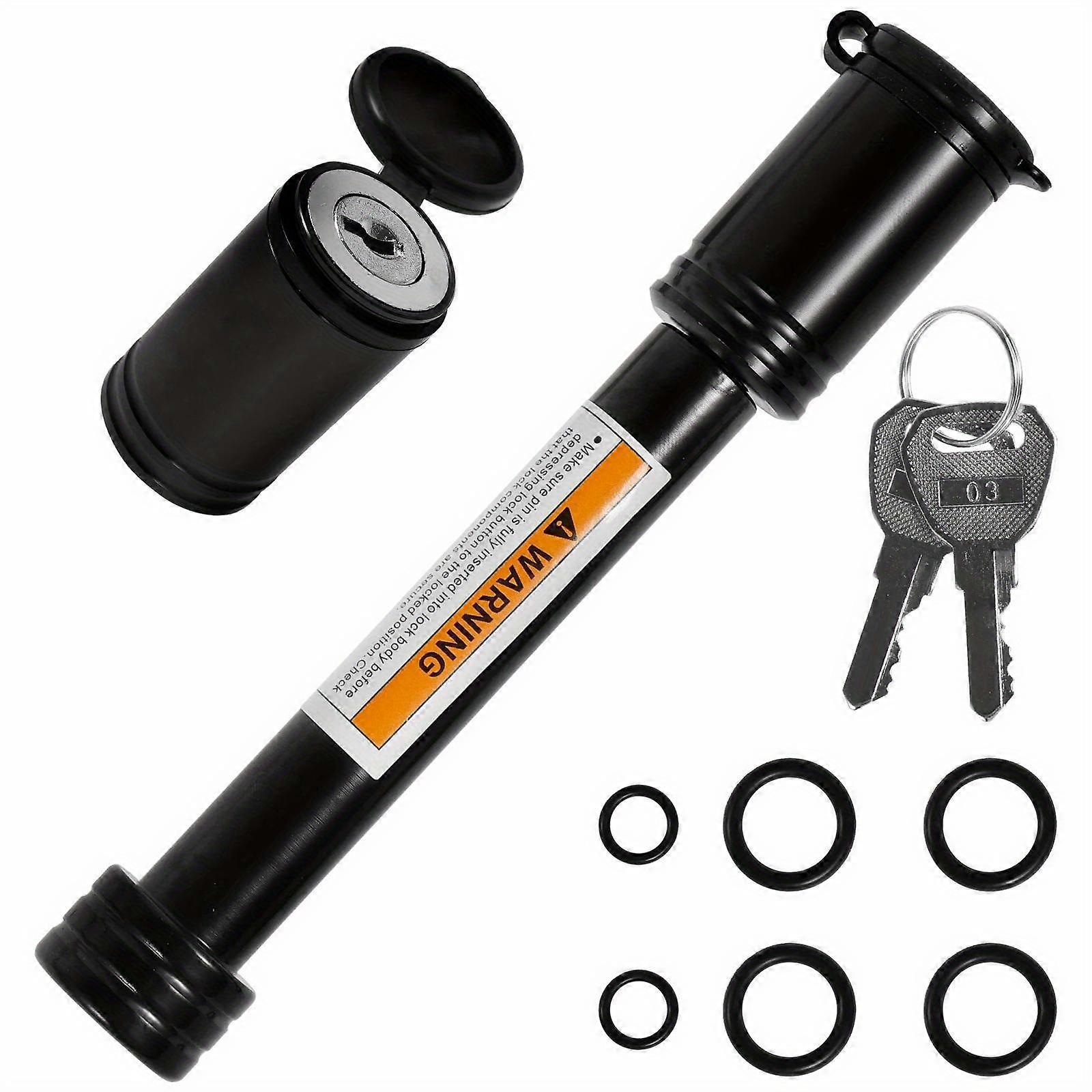 Trailer Hitch Lock 5/8in Carbon Steel Towing Hitch Receiver Lock Anti-Theft Waterproof Hitch Receiver Pin Lock For RV Truck Keys