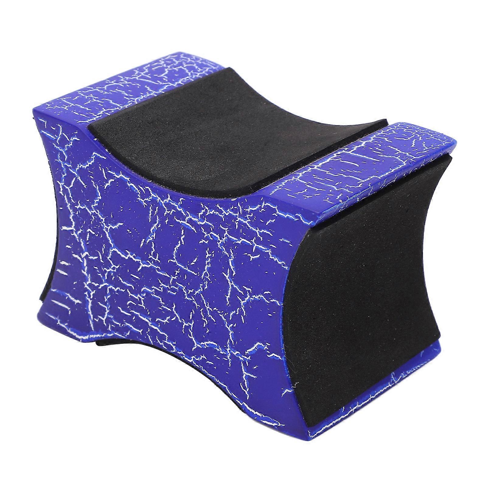 Guitar Neck Rest Blue Mahogany 2 Heights Non Slip String Instrument Luthier Tool For Music Lovers