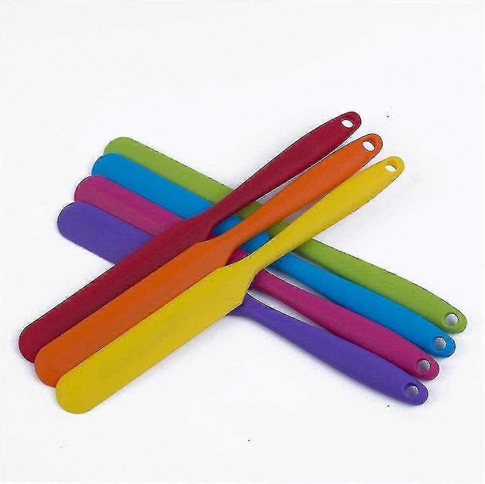Set Of 8 Mini Non-stick Silicone Spatulas For Kitchen Multicolor