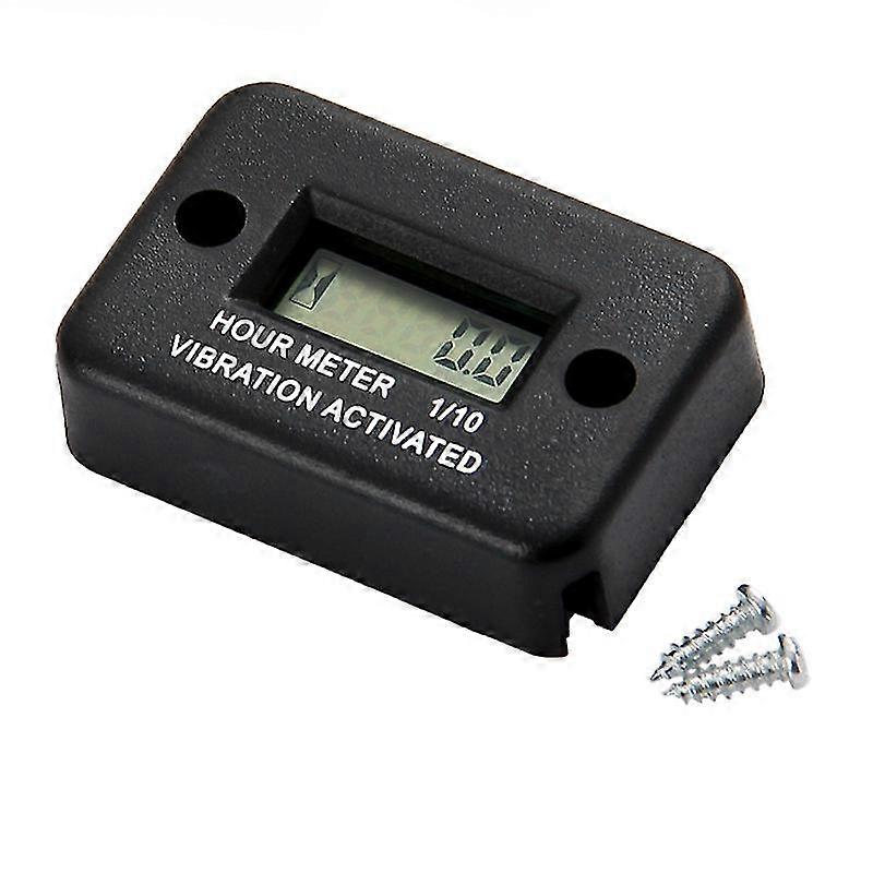 New Vibration Hour Meter with Battery with Induction Portable Motorcycle Digital Meter Jet Ski Accumulator