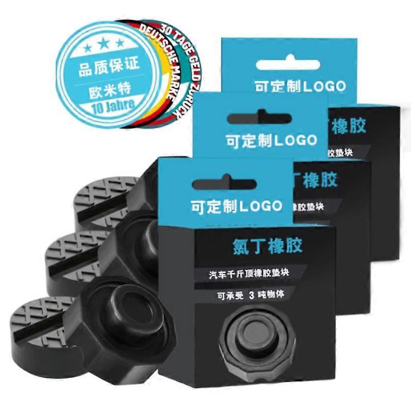 3x Car Jack Pad Rubber Anti-slip Rail Adapter Support Block Heavy Duty Lift Tool Jacking Points Part