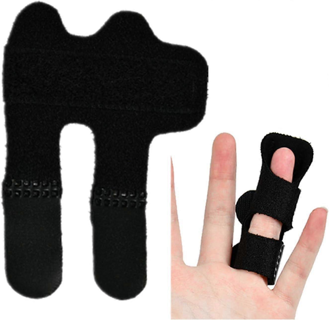 Stecca per dito a scatto, supporto in alluminio regolabile per l'estensione artrite Tutore per martello Tutore ortopedico per rigidità delle dita, ...