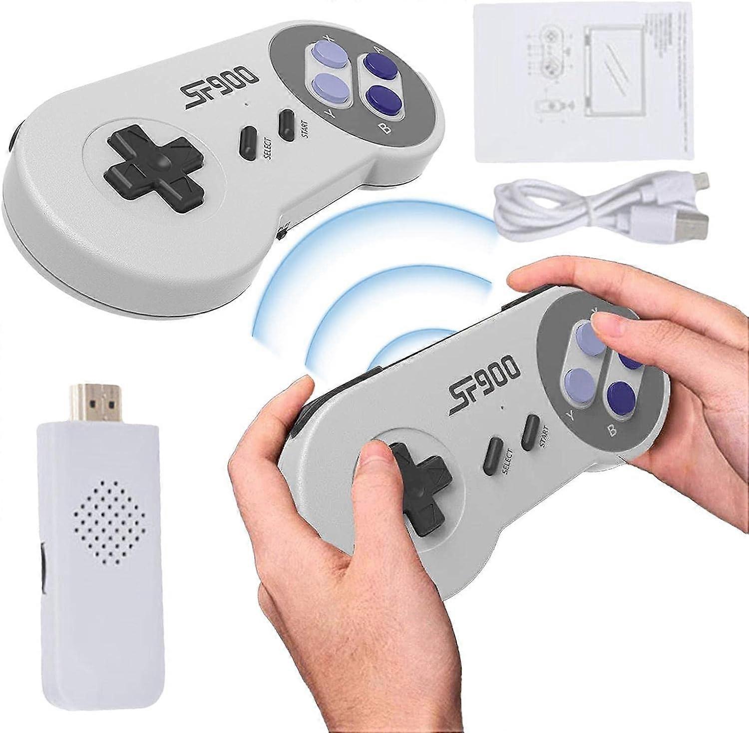 Wireless Retro Game Console SF900 HD TV Video Game Console 2.4G Wireless Receiver With Dual Handles Built-in 926 Games HDMIs-compatible Game Player Fo