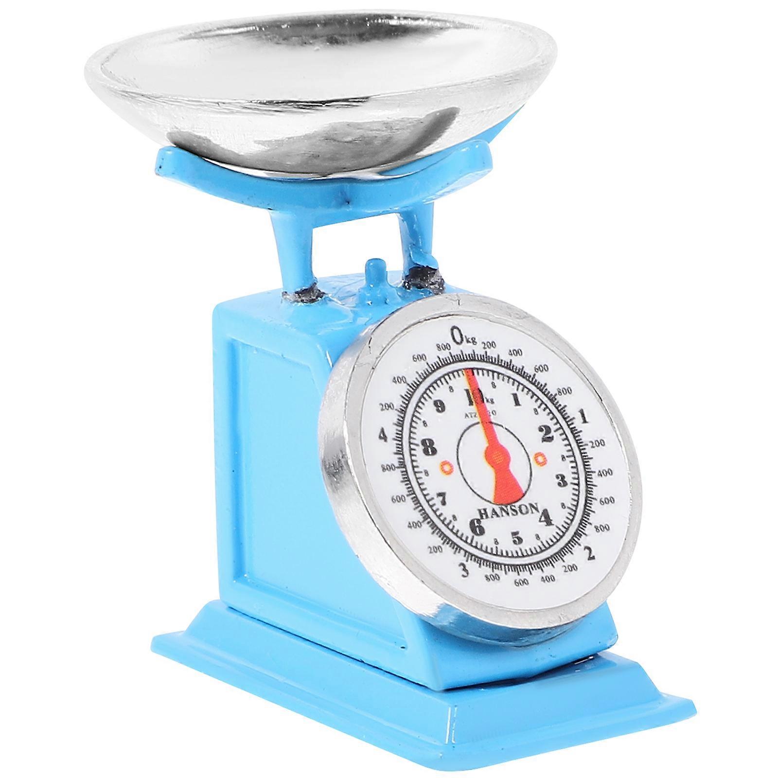 Simulated Mechanical Scale Model Desktop Toys Photograph Layout Props Alloy Ornaments for Doll House Micro World (Blue)