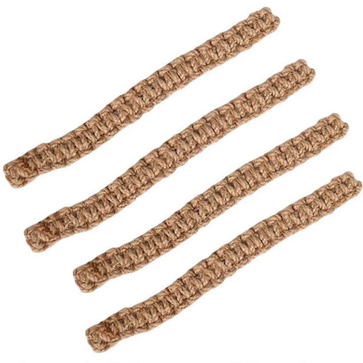 Nordic Wind Curtain Bandage Hand-Woven Ever-Changing Cotton Rope Curtain Tie Woven Curtain Cable Ties Thick Brown