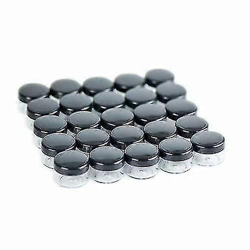 50pcs 5 Grams Cosmetic Empty Sample Small Containers Jar Makeup Lip Balm 5ml Happy H
