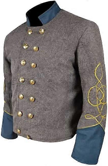 Civil War Csa Lt's Infantry 1 Braid Double Breast Wool Shell Jacket