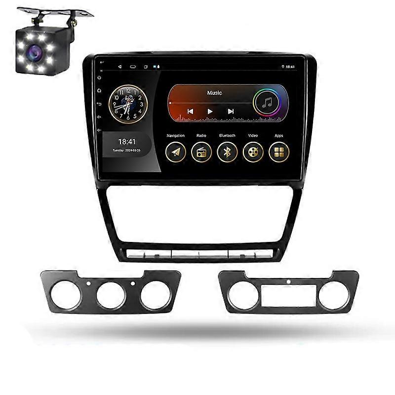 Android Auto For Skoda Octavia 2 A5 2008-2013 Car Multimedia Radio Carplay Navigation GPS
