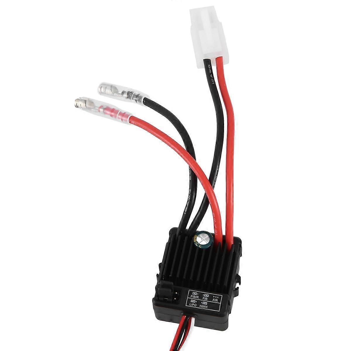 540 Brushed Motor 55T with 1060 Brushed ESC 60A 2-3S LiPo Waterproof Electric Speed Controller for