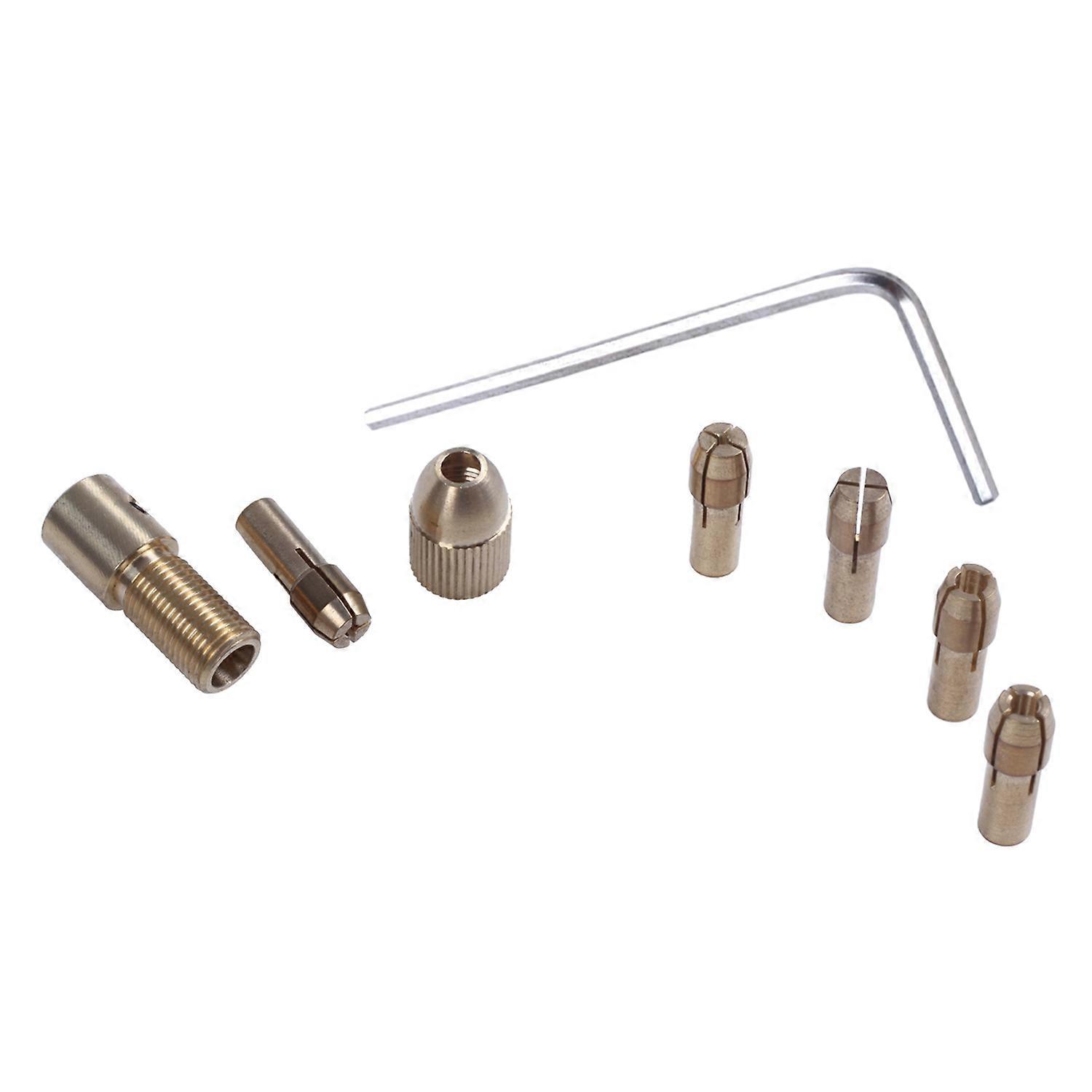 8-Piece 0.5-3mm Drill Chuck Collets Quick Chuck for Mini Tools