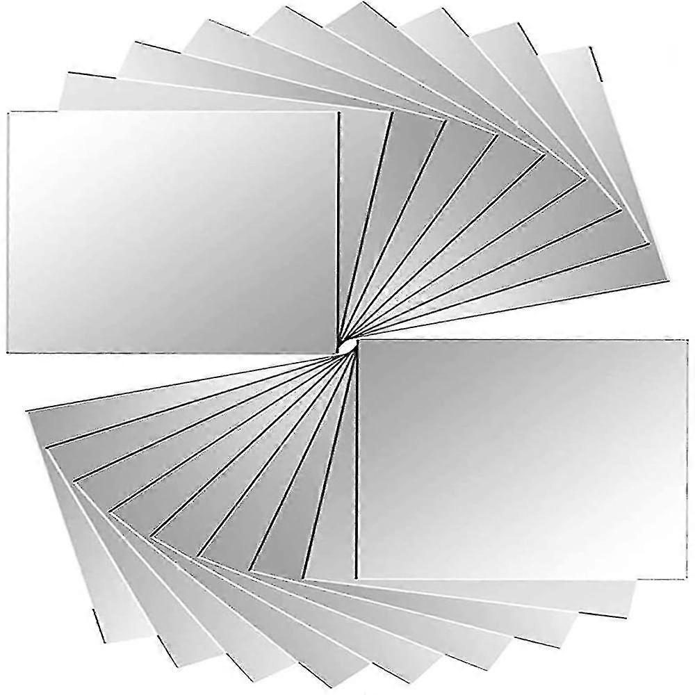 18 Pcs Mirrors Plastic Mirror For School Educational Or Home Decor -cc