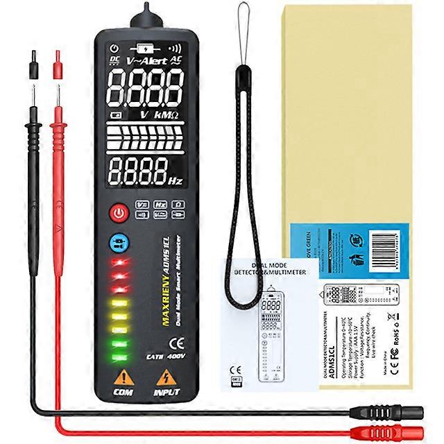 Smart Digital Multimeter EBTN Display Hidden Wire Tester Voltmeter LCD Voltage Detector Ohm Hz Continuity NCV Test DMM