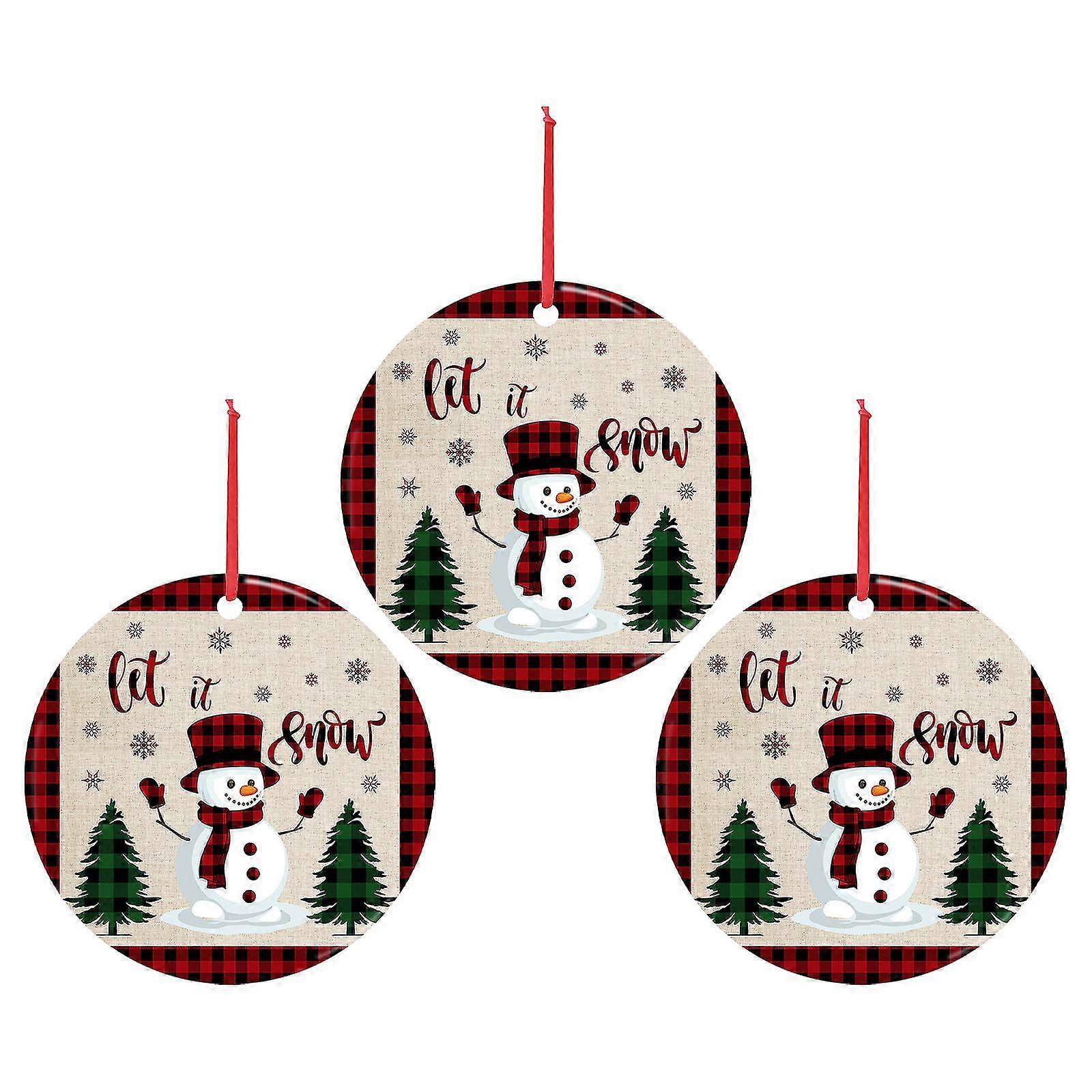 クリスマスの装飾のための装飾をぶら下げる形の装飾をパーソナライズ