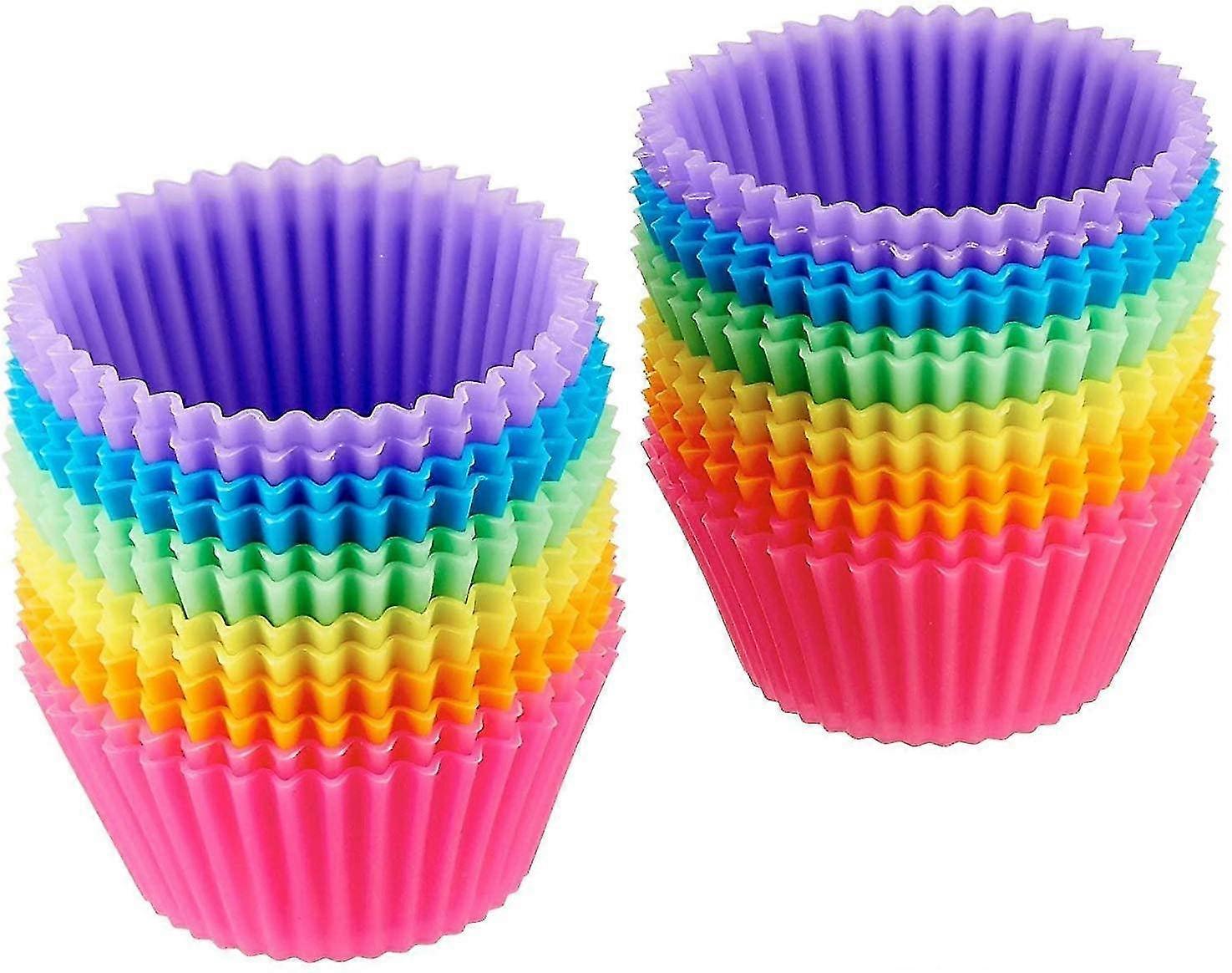 Reusable Silicone Baking Cups 12 Pack
