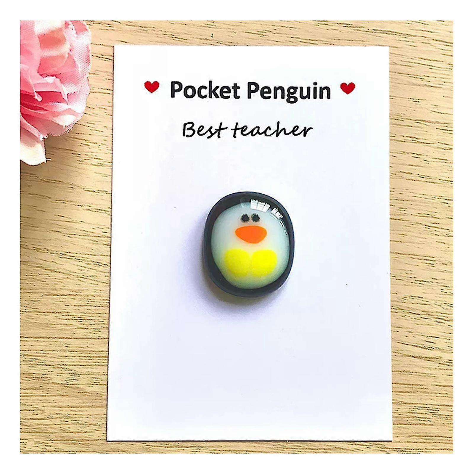 A Little Pocket Penguin Hug Keepsake Ornament Cute Gift With Small Message Card
