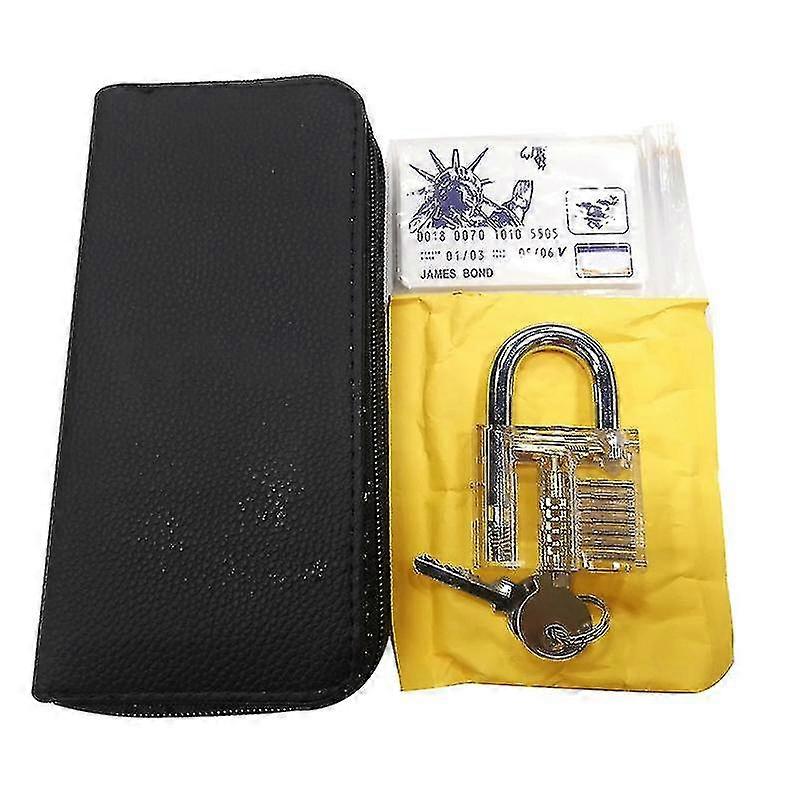 30pcs Lock Pick Set Locksmith Tools Practice Hand Tools Stainless Steel