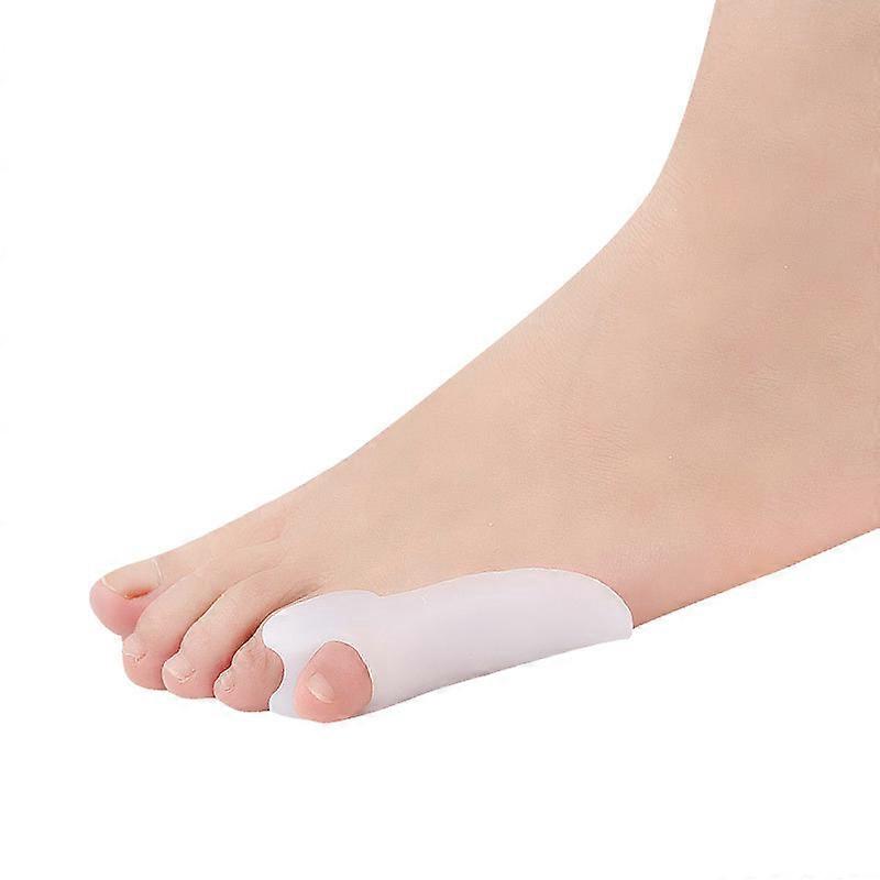 1 Pack Gel Toe Separators, Toe Spacers, Single Ring Toe Separators for Bunions, Overlapping Toes, Orthotics and Spacers (Clear) Little Foot Hallux Val