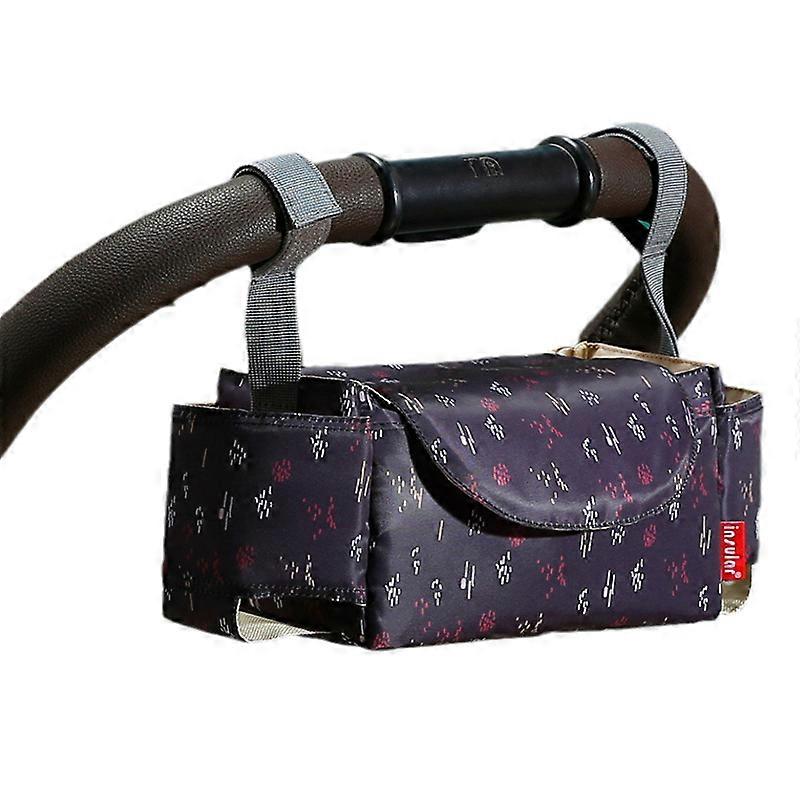 Multifunctional waterproof stroller hanging bag storage bag milk bottle water cup bag baby stroller hanging bag hanging bag