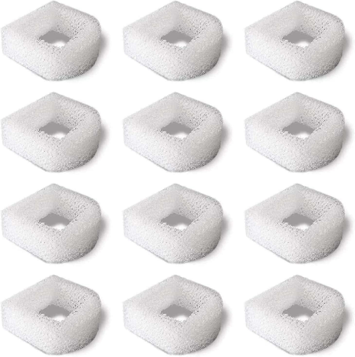 Replacement Foam Filter Accessory (pack Of 12)-compatible With Ceramic Fountains And Drinkwell 360 S