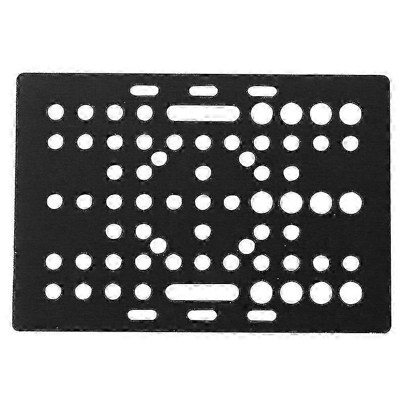 Placa de pórtico CNC com ranhura em V Placa universal de alumínio com ranhura em V Extrusão linear de alumínio para