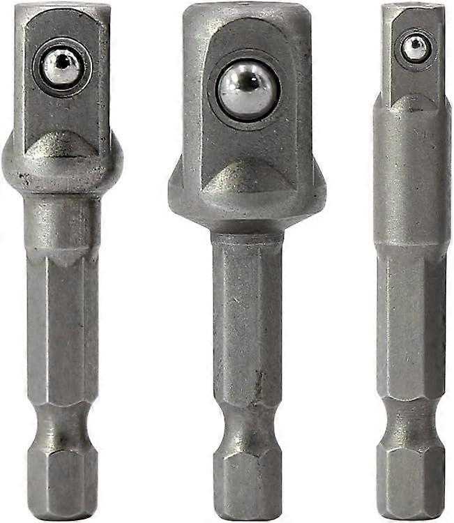 XHX Piece Hex Nut Adapter Plug Screwdriver Adapter Socket Socket Nut Socket 1/4",/1/2",/3/8"