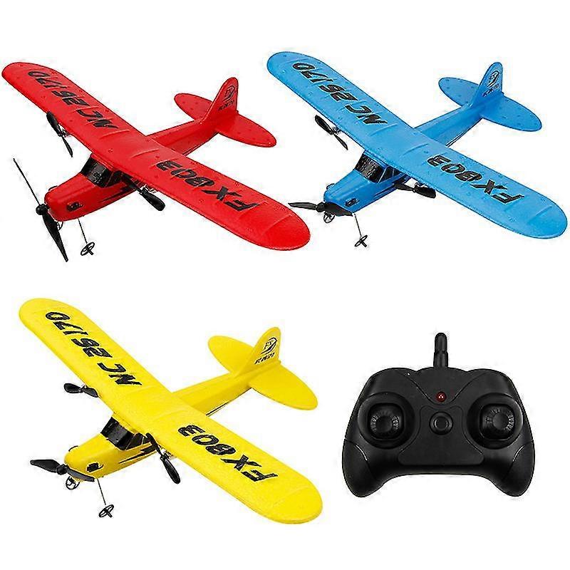 Piper J-3 Cub Fx-803 Remote Control Glider Electric Foam Small Plane Fixed Wing Aviation Model Children's Toy