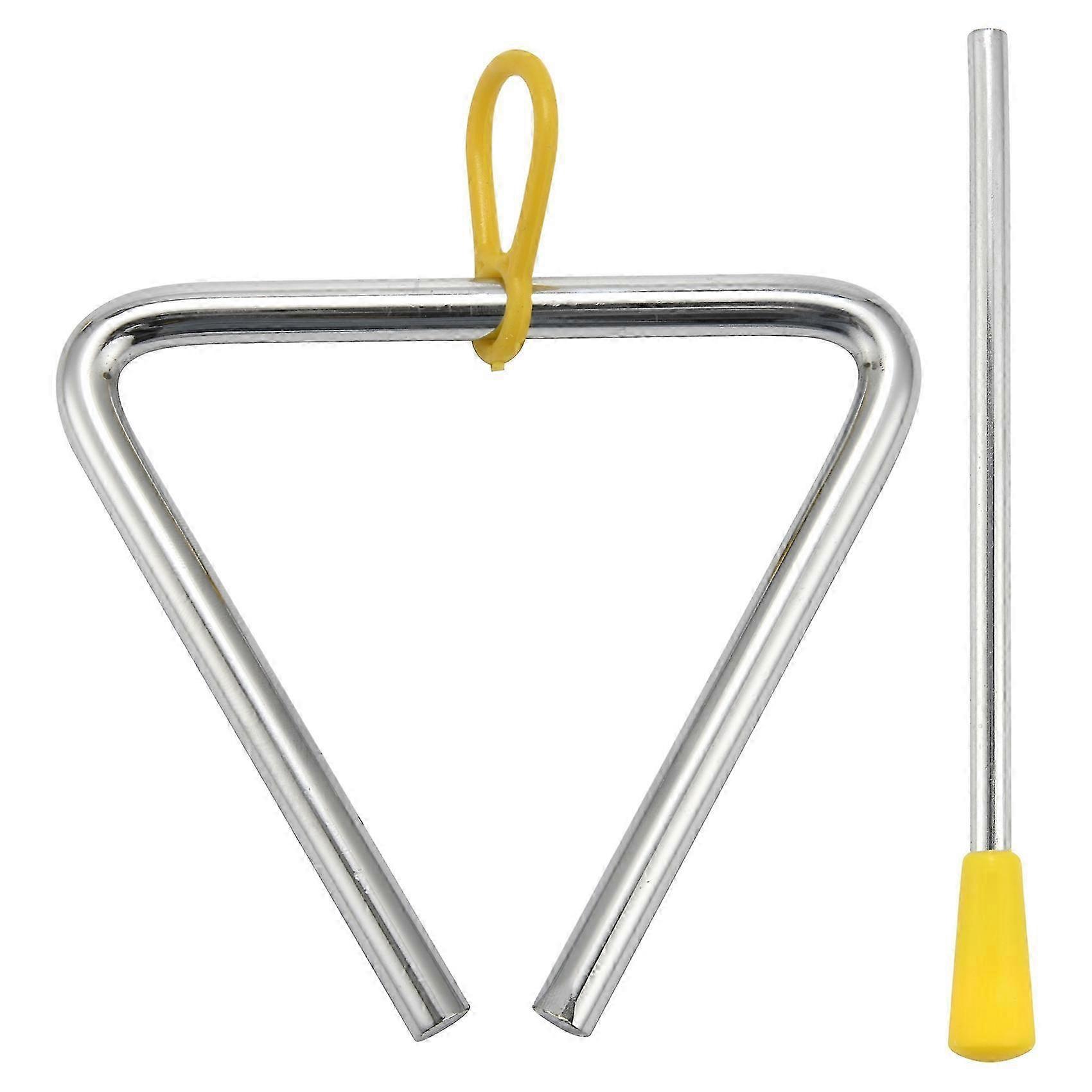 Music Triangle Instrument Set, Hand Percussion Triangle Children Musical Instrument with Triangle 4