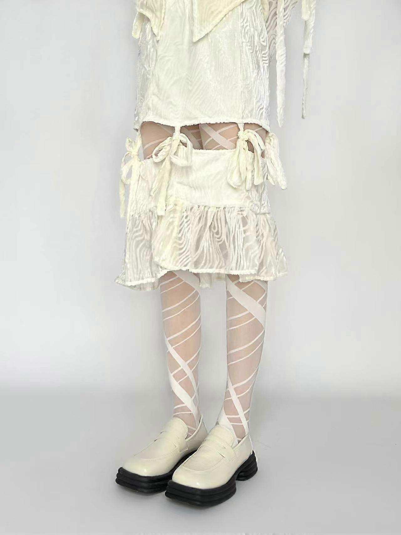 Calcetines de seda de mujer negros a rayas de verano sexy transpirable pantimedias de seda transparente femenina delgada hipster medias estampadas