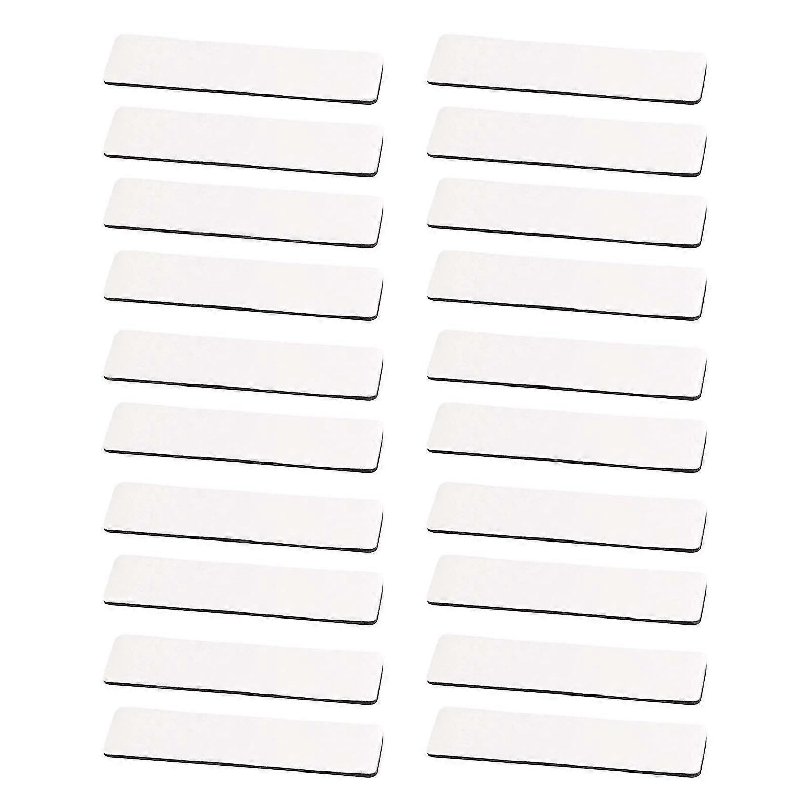 20pcs Punch-Free Hook and Loop Strips with Self-Adhesive Backing - Fasten and Mount Without Holes - Ideal for School Supplies