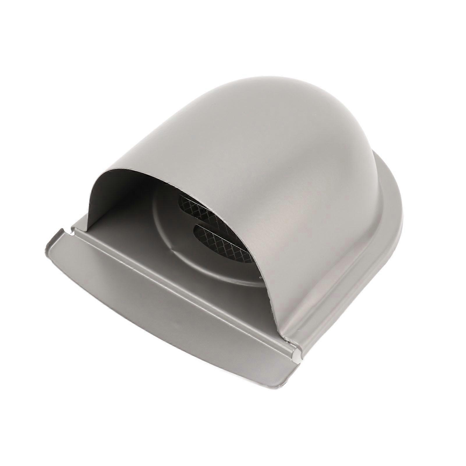 Abluftabdeckung Edelstahl regendicht lackierte Außenwand Entlüftungskappe mit Mesh-Bildschirm für Trockner