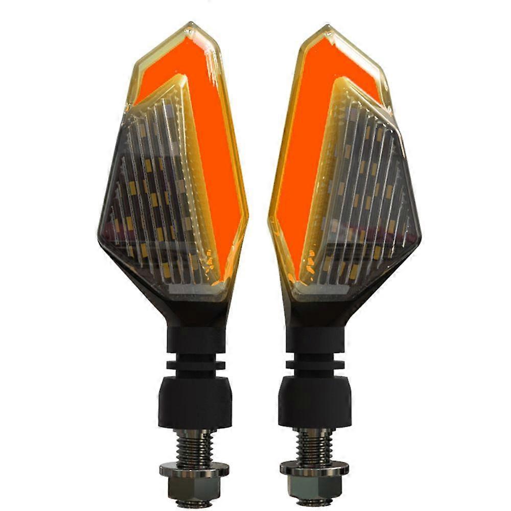 2 قطعة دراجة نارية LED إشارة الانعطاف ضوء DRL أضواء تشغيل النهار مؤشر وميض مصباح لكاواساكي بي ام دبليو هايابوسا ياماها هوندا