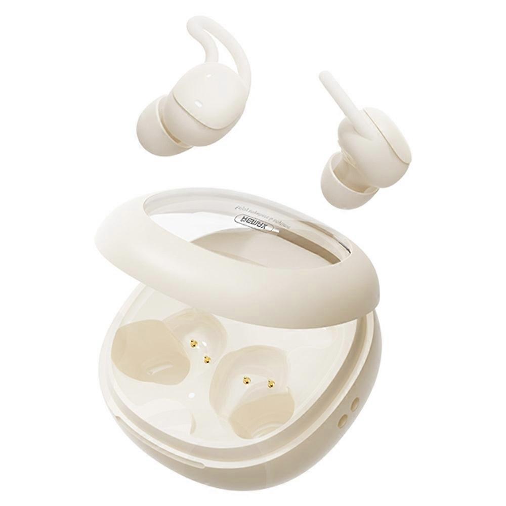 REMAX SleepBuds Z3 Bluetooth 5.4 Earphones Low Latency Earbuds with Transparent Charging Case - Beig