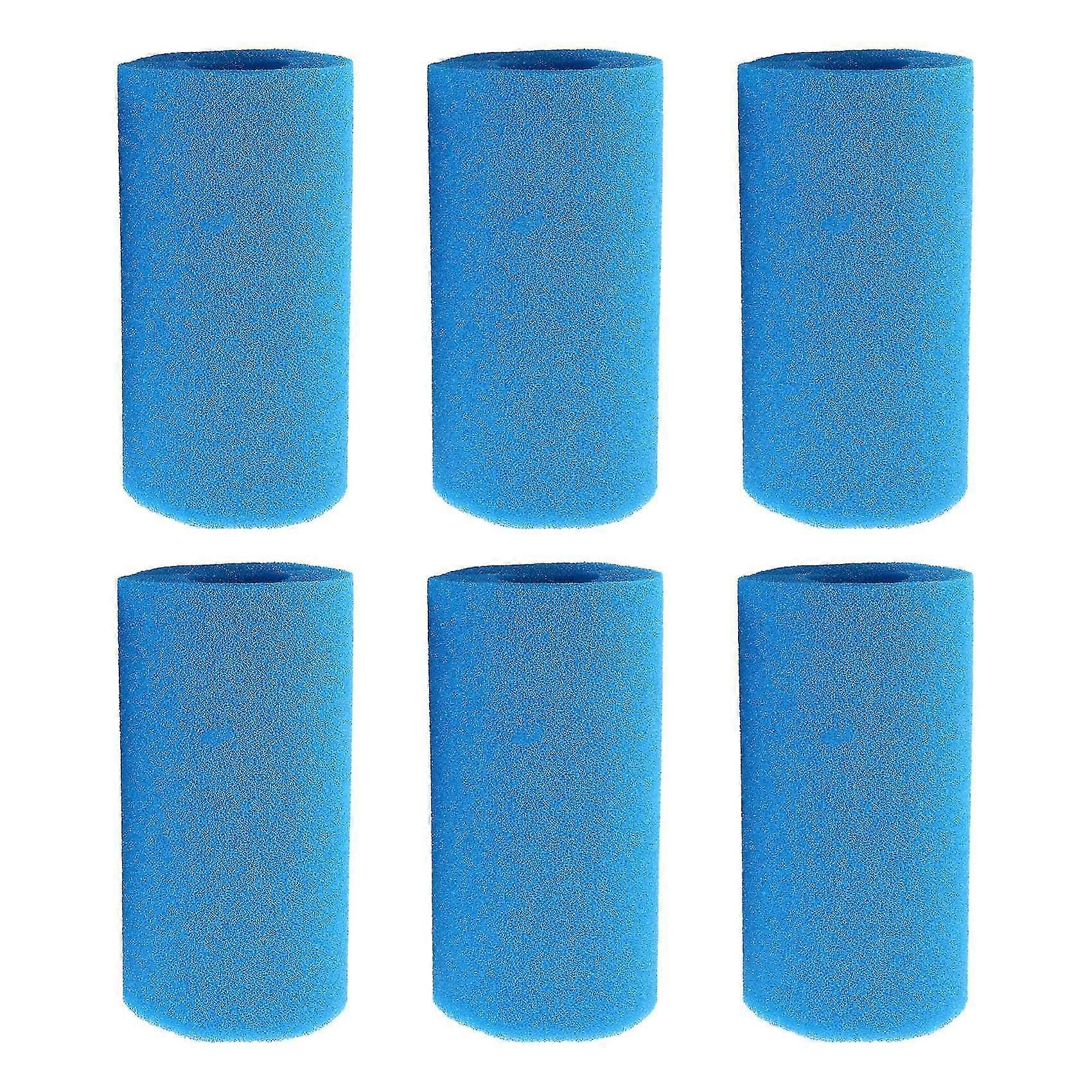 6 Stück Schaumstofffilterschwamm für Intex Typ A wiederverwendbare waschbare Schwimmbad Aquarium Filter Accessori