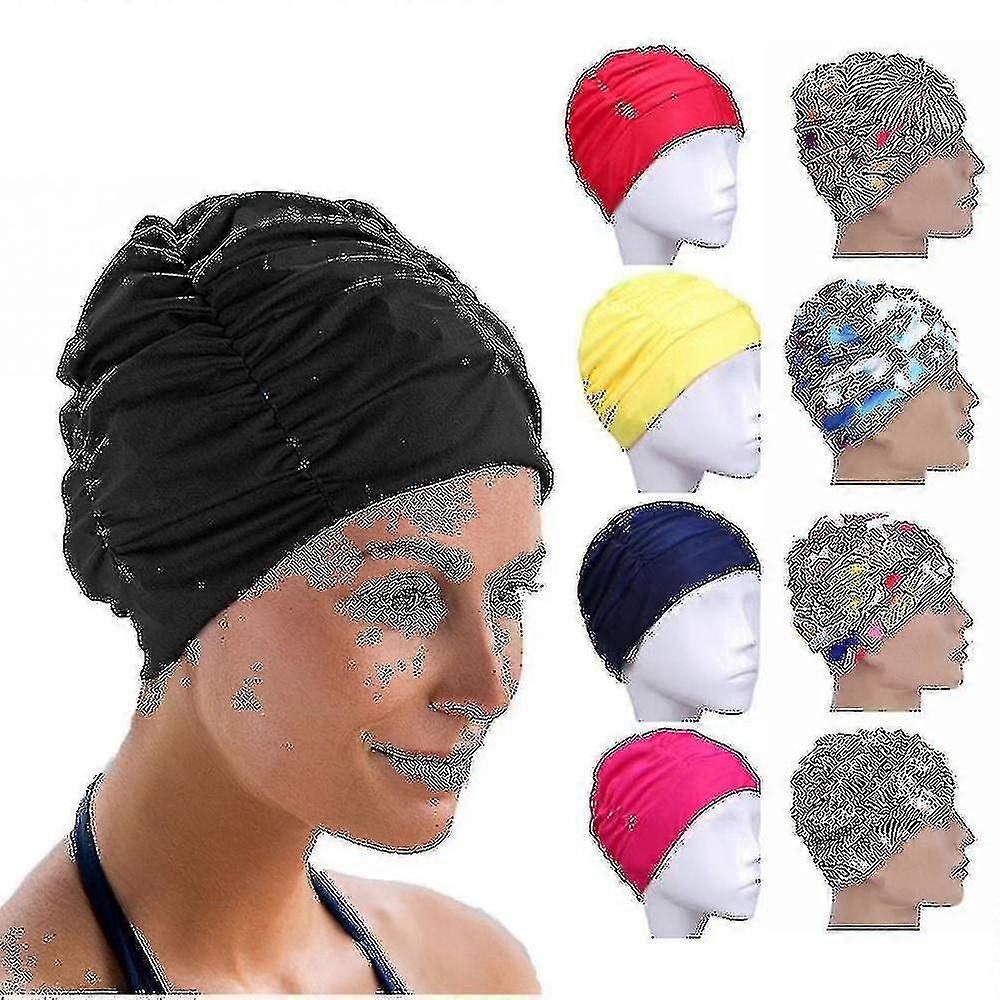 High Elastic Swimming Cap Men Women Free Size-c Z