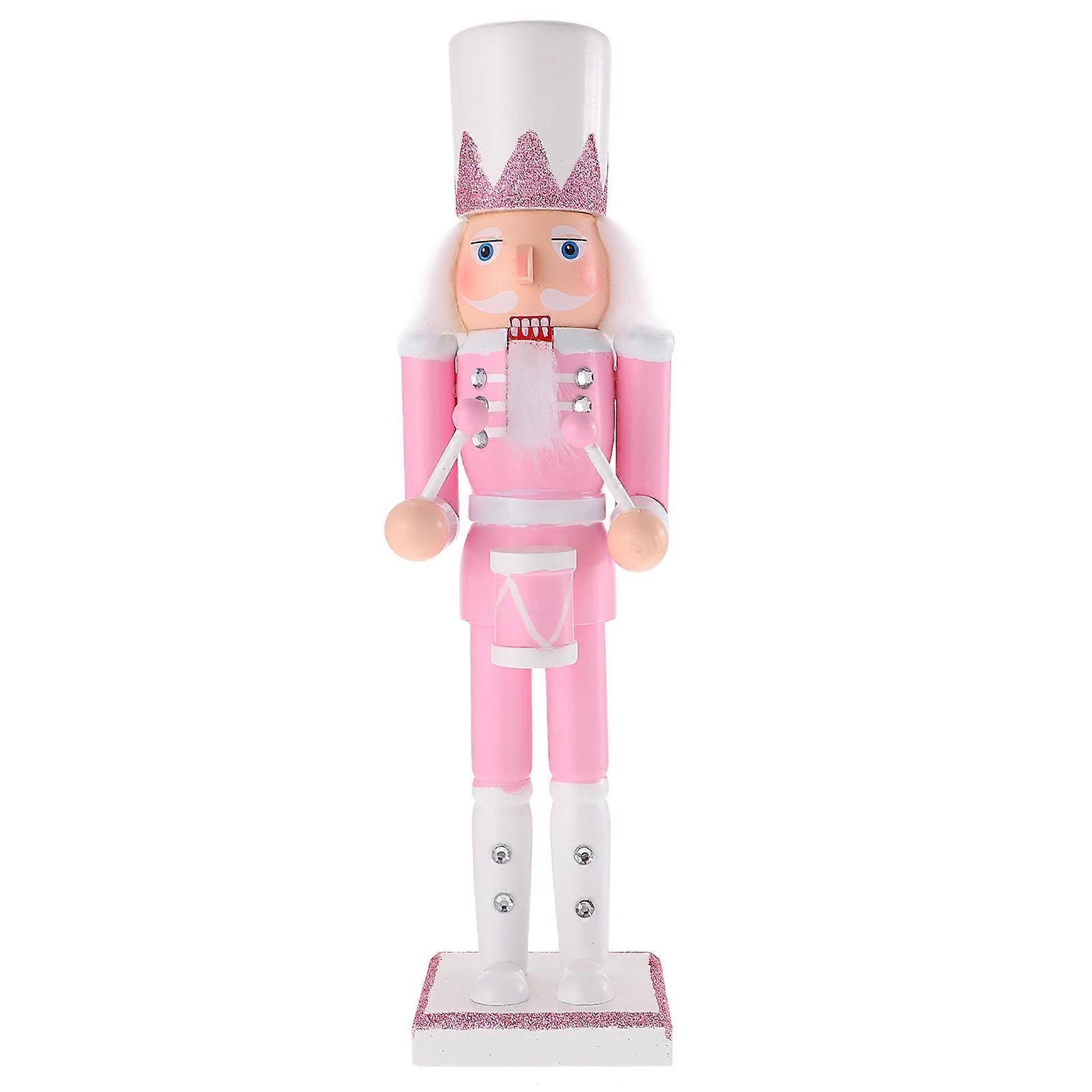 Christmas Wooden Nutcracker Adorn Creative Wood Soldier Nutcracker Ornament