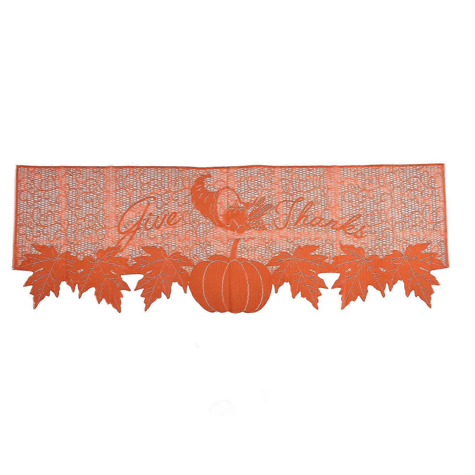 Premium Polyester Thanksgiving Table Runner - Smooth Surface, Soft Texture, High Durability