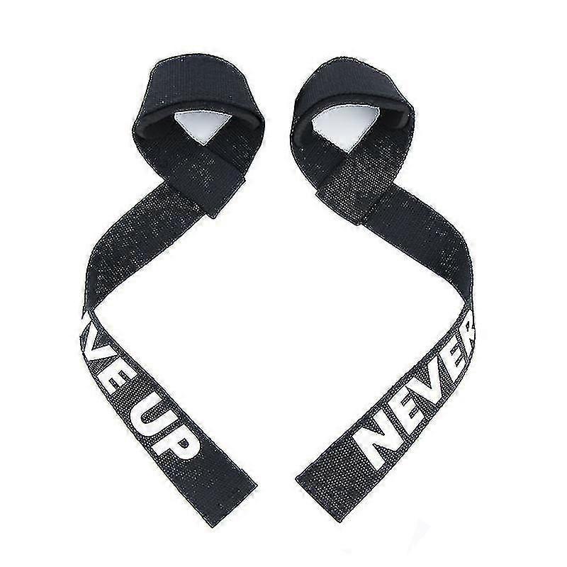 2pcs Weight Lifting Straps Cushioned Wrist Strength Training