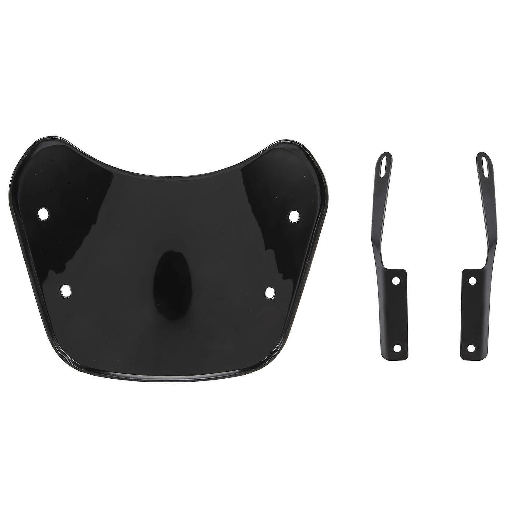 5-7 Inch Motorcycle Headlight Windshield Wind Deflector Windscreen Universal for