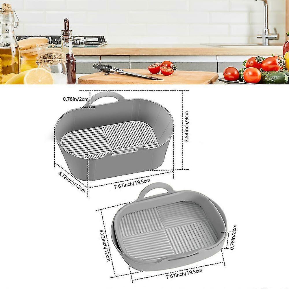 Hitzebeständige Silikonmatte 60x40cm - Schutzunterlage Für Heißluftfritteuse & Küchenarbeitsplatte