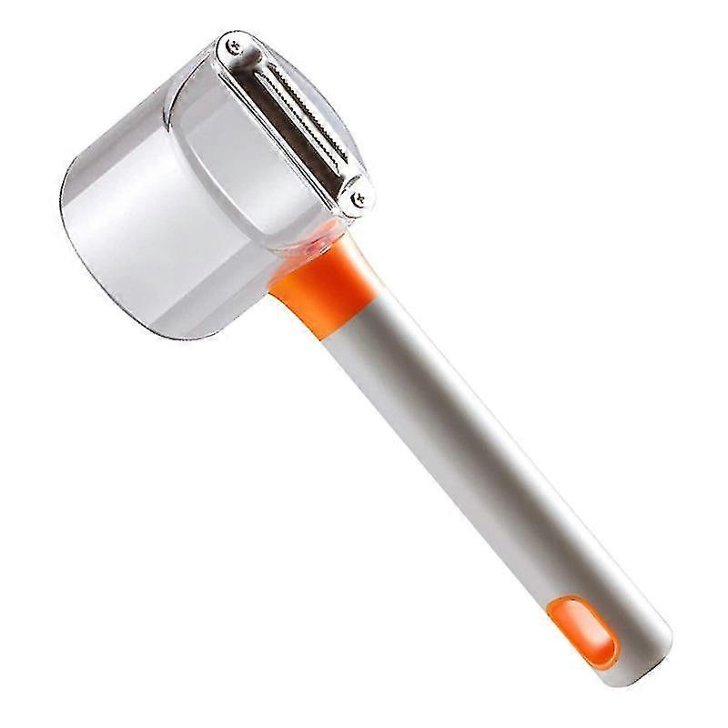 Multi-function Hangable 3 in 1 Vegetable Fruit Collect Cup Peeler Kitchen Tool