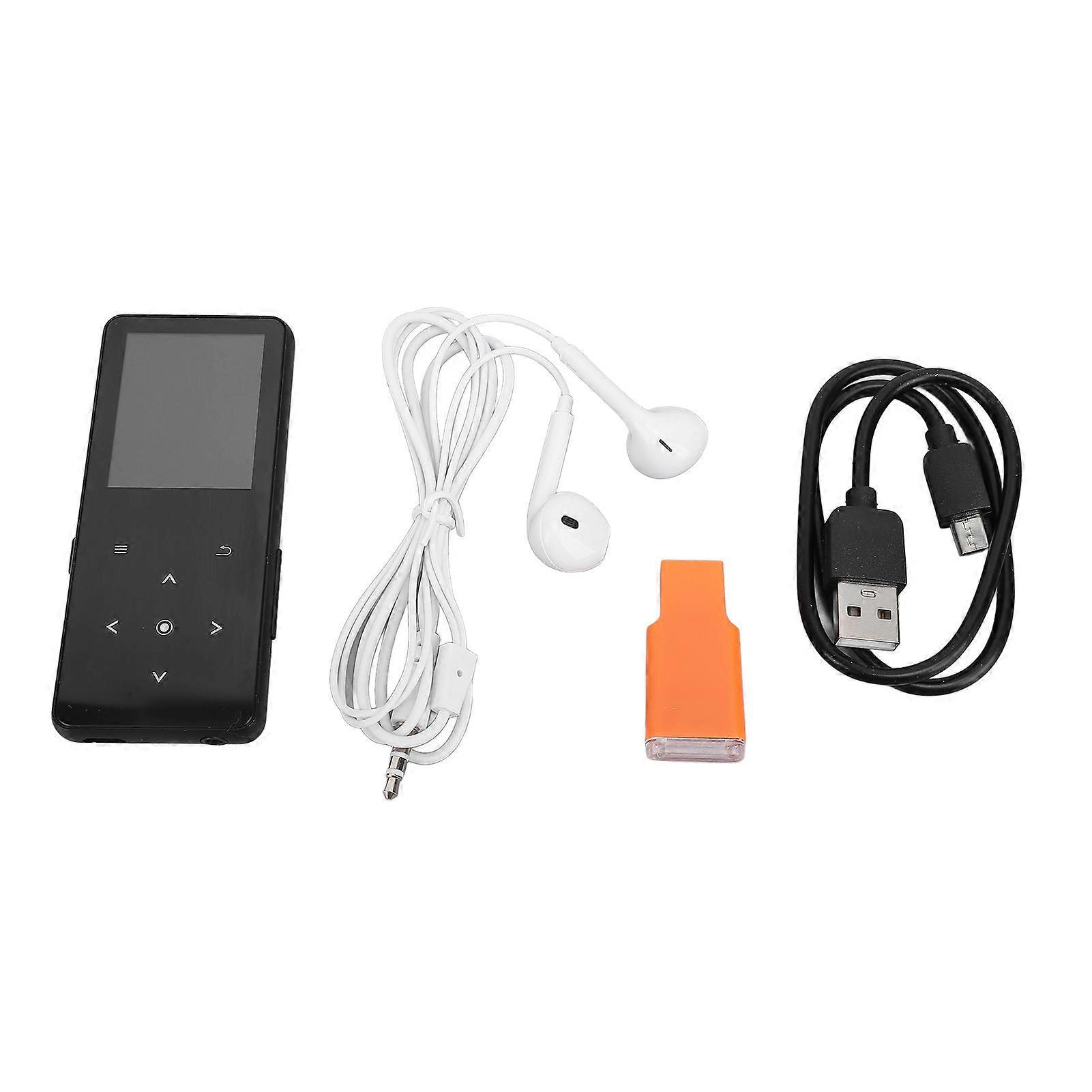 Portable Bluetooth MP3 Player with 2" Touchscreen, E-Book, and 32GB Support