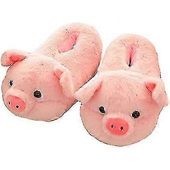 Pantofole Da Donna Carino Maiale Pantofole Cartone Animato Pantofole Animali Pantofole Inverno Caldo Pantofole Casa Pelliccia Pantofole Pimpellini(36-43eu)