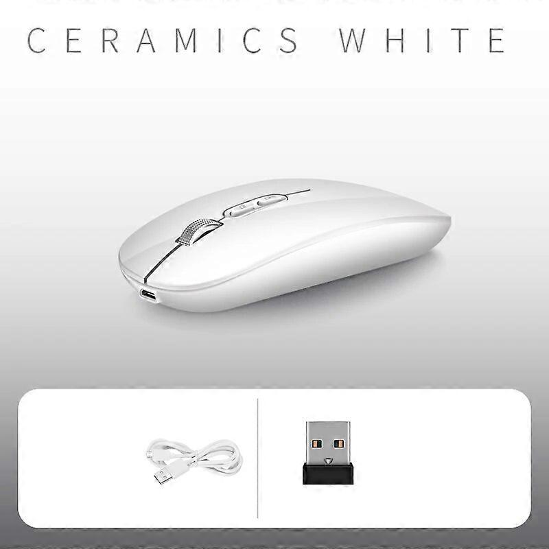 Rechargeable Wireless Mouse Ergonomic Portable Silent Computer 2.4G Mouse for Laptop Android Windows Mac Mice & Trackballs